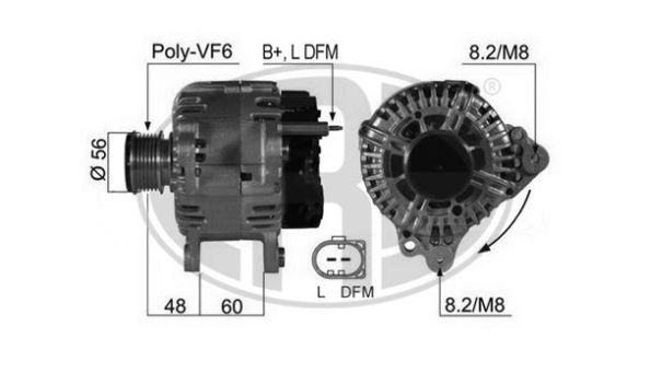 Генератор VW,SKODA,SEAT,AUDI
