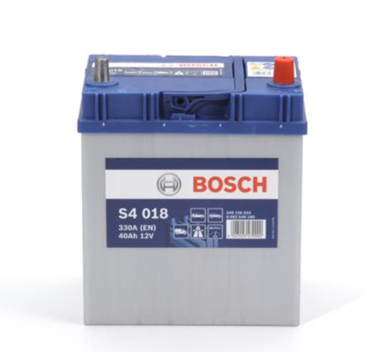 Аккумулятор Bosch (J)TK S4 Silver 40Ah, EN 330 правый "+" 187x127x227 (ДхШхВ) Japan