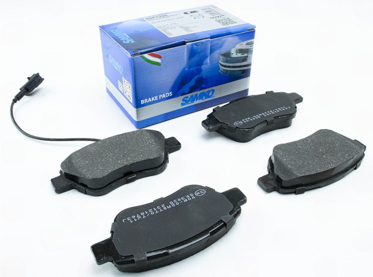 колод.торм. пер. Fiat Doblo, Citroen Nemo, Peugeot Bipper 08->  (LPR-Samko)