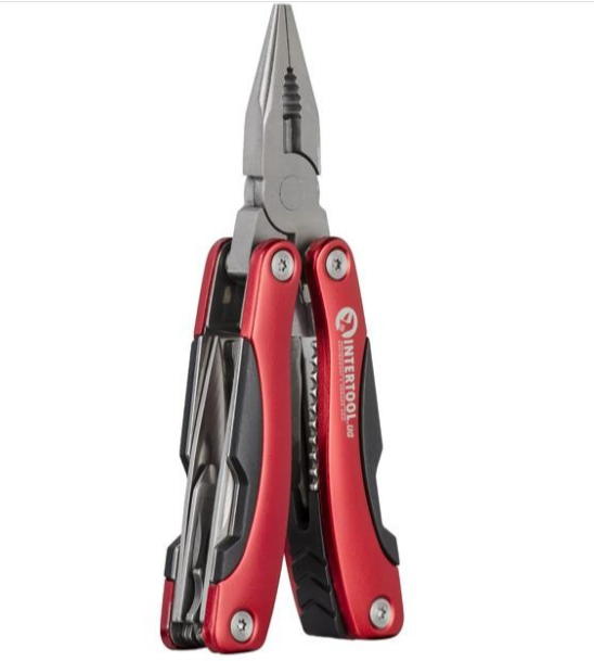 мультиинструмент 12 в 1, L-160мм (чехол) Intertool HT-0541 - зображення 2