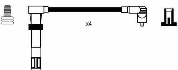 Комплект кабелiв запалювання