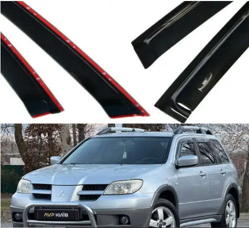 ветровик Mitsubishi Outlander I 2003-2006 (скотч) HIC