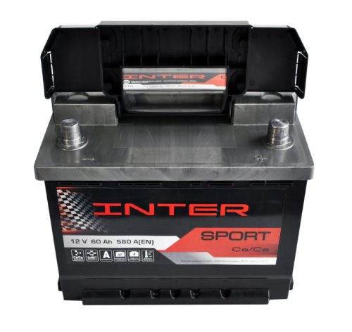 Аккумулятор  INTER  60Ач 580A SPORT (L2) (1) 325435 - зображення 2