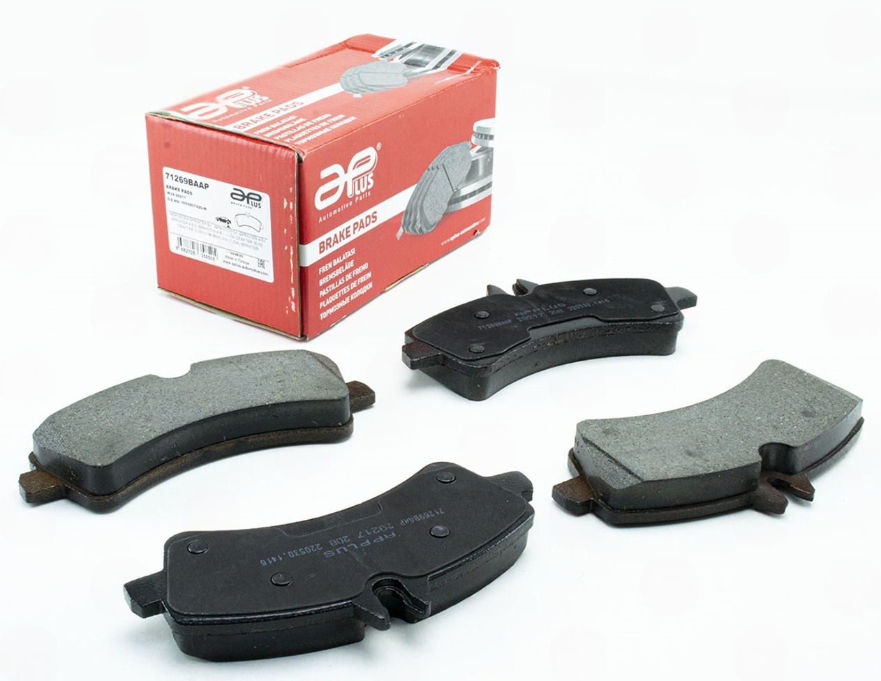 колод.торм. зад. MB Sprinter-VW Crafter 06-> спарка  (APLUS)