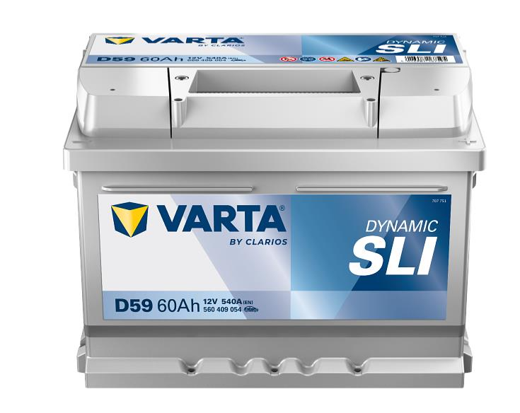 Аккумулятор - ERA SLI , 60Ah , EN  540 , 242x175x175 (ДхШхВ) , правий "+" , 6СТ-60 АзЕ