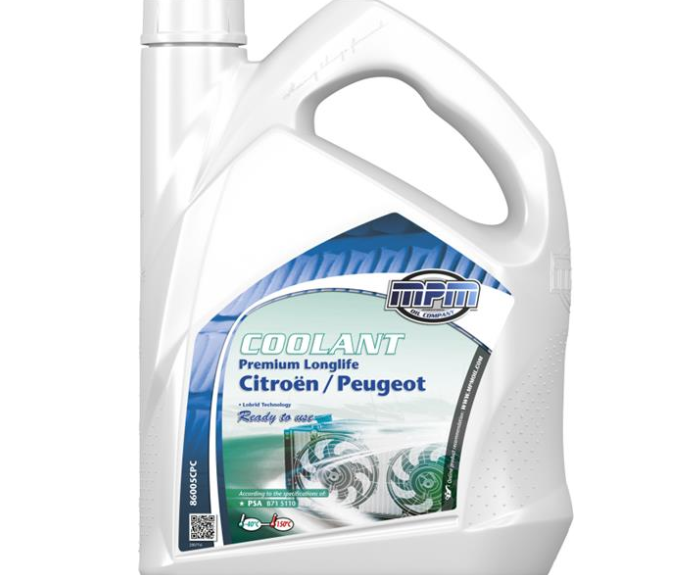 Антифриз MPMOIL Premium Longlife Citroen-Peugeot / -40°C / темно-синій / 5л. / PSA B71 5110 /
