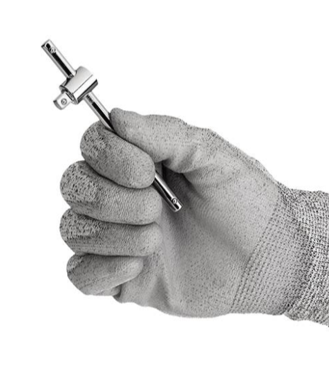 вороток  Т-образный с плавающей головкой  1/4" 110 мм CrV Intertool Тайвань ET-1014 - зображення 3