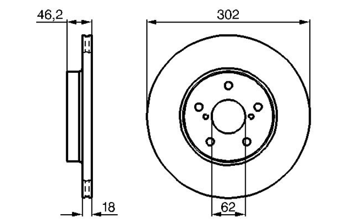 Гальмівний диск 0986478490 - зображення 2