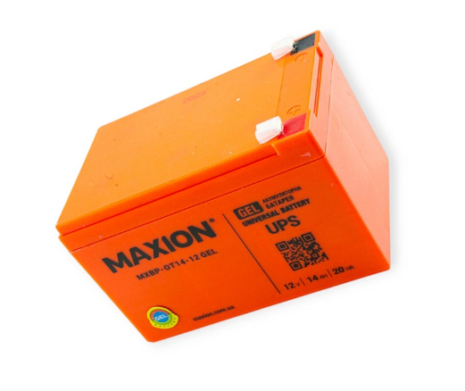 акб  12V 14А (151x98x96) SLA промышленный MAXION оранж