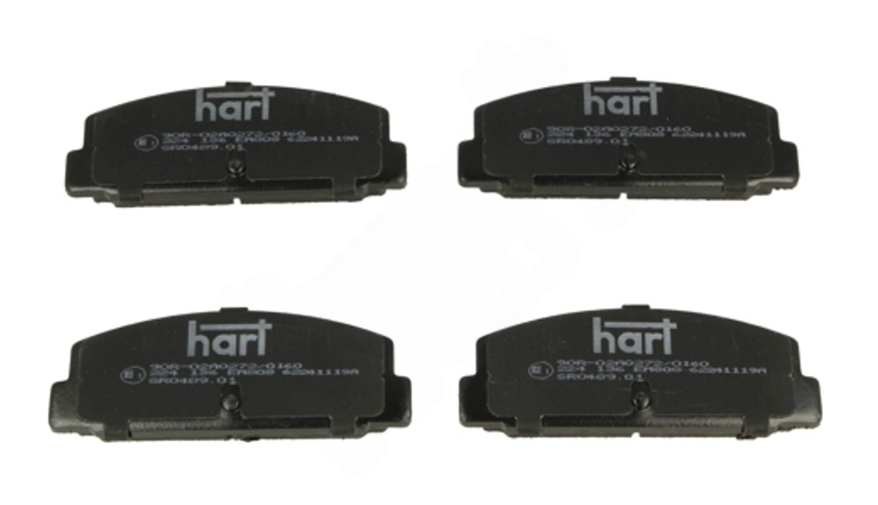 колод.торм. зад. Mazda 6 (02->), 626 GF (97-02), 323 BJ (98-03)  (HART)