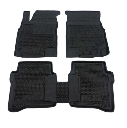 коврики салона Nissan Primera P12 2002-2007 борт 2,5см, с перемычкой