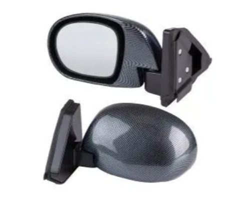 зеркало наружное 2101-2107 универс. на шарнире (к-т) карбон Vitol