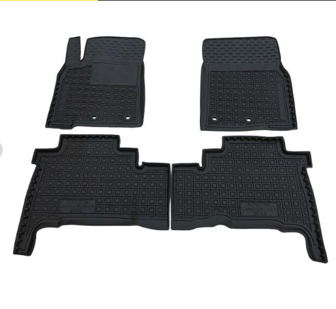 коврики салона Toyota Land Cruiser 200 2007-2012 борт 2,5см, с перемычкой