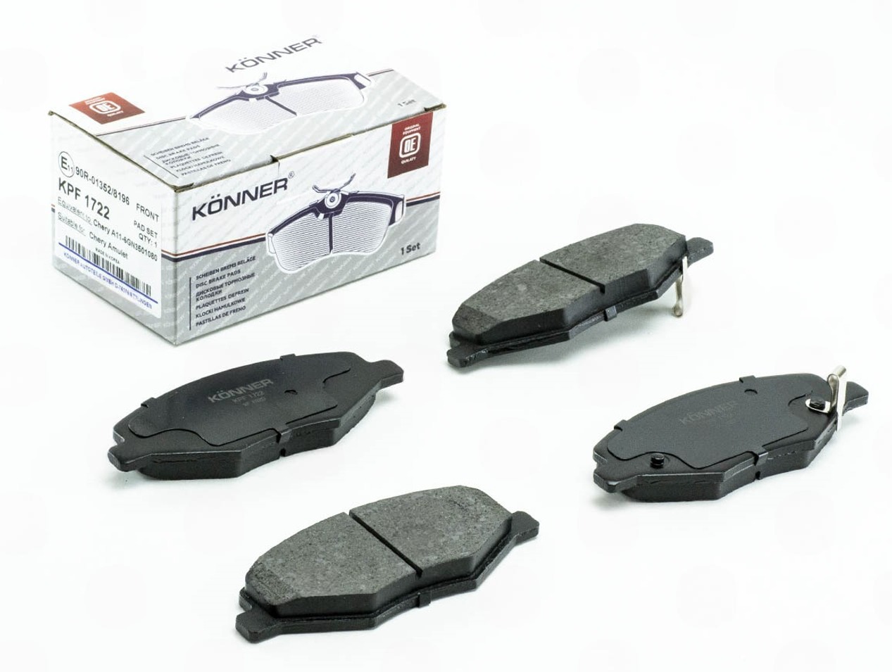 колод.торм.пер. Chery Amulet, Forza кит.сб (без ушка) (Könner)