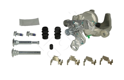 суппорт зад. VW Golf VI, Skoda Octavia A5 (+ к-т напр, смазка, прж) (d38) левый L  (HART)