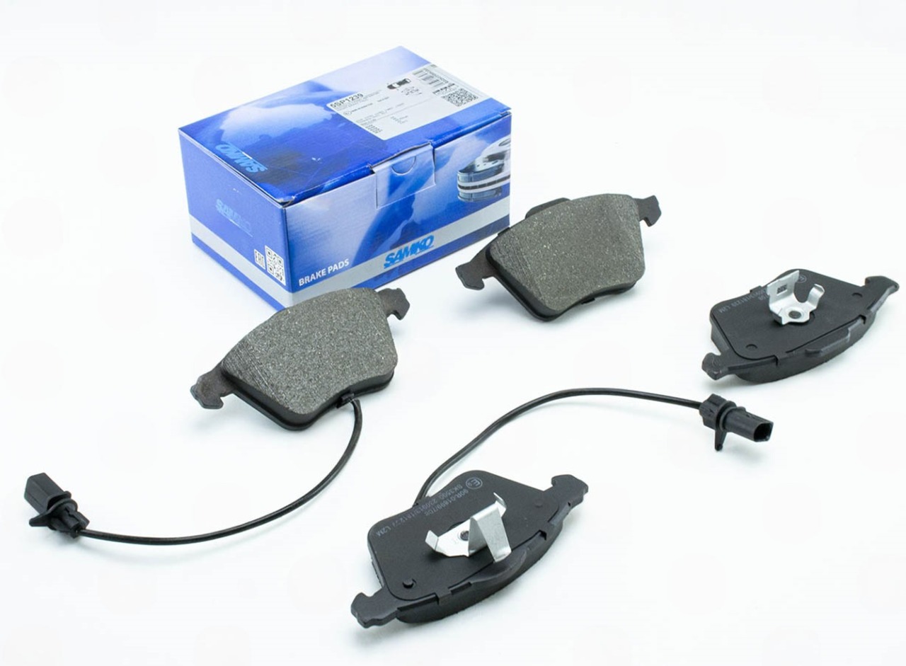 колод.торм. пер. Audi A4, A6, A8 (02-11) (Ate-Teves) (с датчиками)  (LPR-Samko)