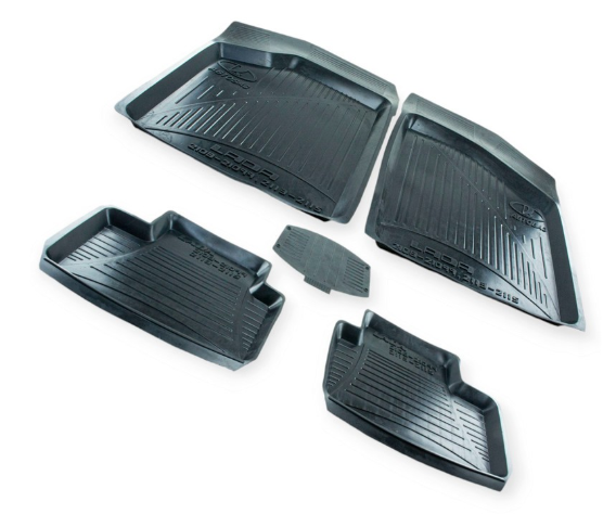 коврики салона ВАЗ 2108  борт 4,0см, с перемычкой  Дубно (логотип АвтоВАЗ)