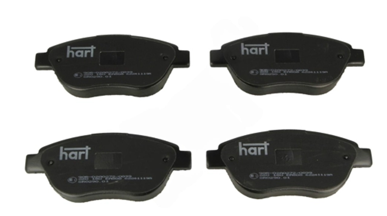 колод.торм. пер. Peugeot 207 05->  (HART)