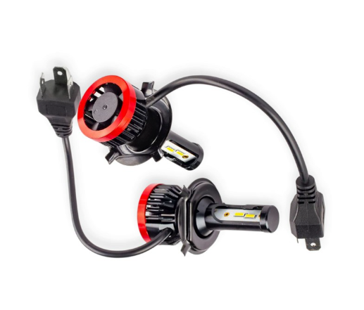 лампа LED H4 12V EUROTUN K2 50W 8000L 6000К радиатор + вентилятор ET-K2-H4 - зображення 3