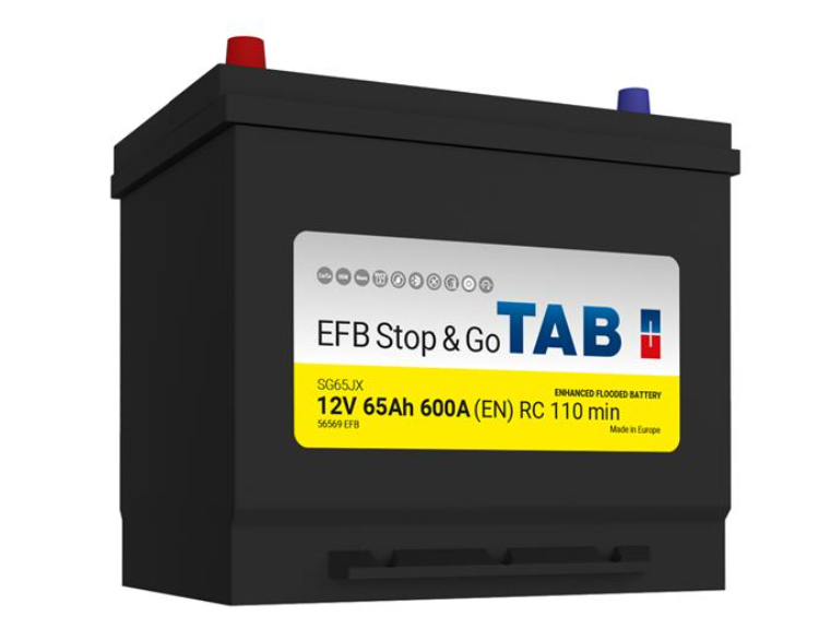 EFB start-stop, 60Ah, 600A EN, 230x173x200, левый "+"