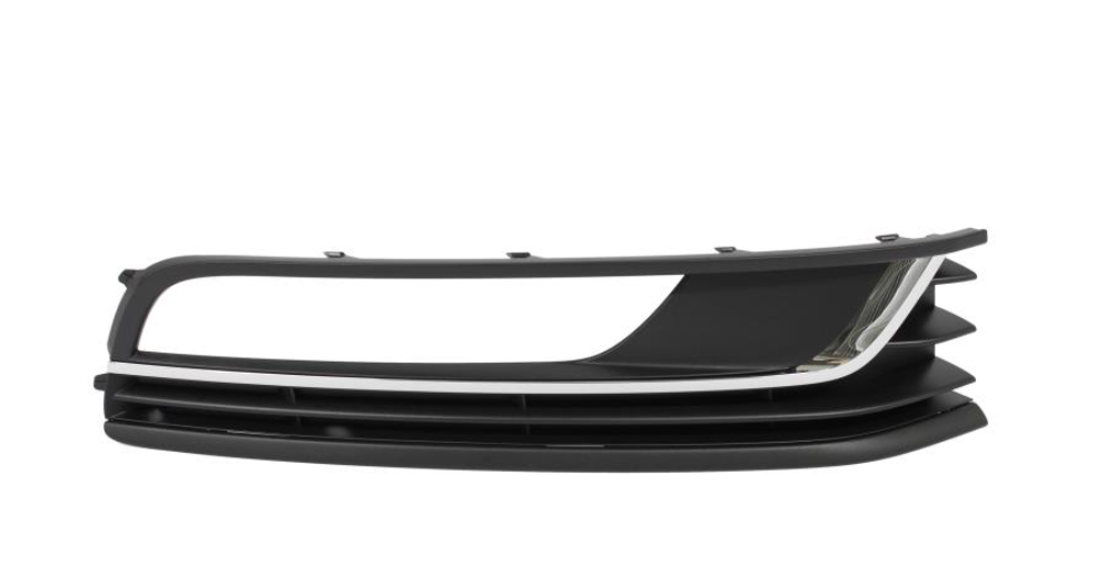 VW PASSAT 11/10- Решітка пра. бампер перед. + отв. протитуман