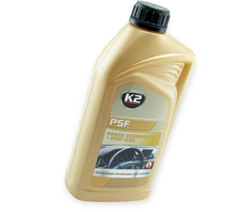 масло  K2  PSF гур с герметиком Stop Leak 1л (желтое)
