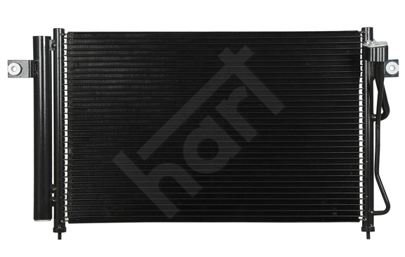 радиатор кондиционера Hyundai Getz 03->  (HART)