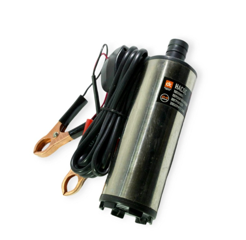 насос для перекачки топлива погружной 24В/30л/d50/штуцер 19мм Dk