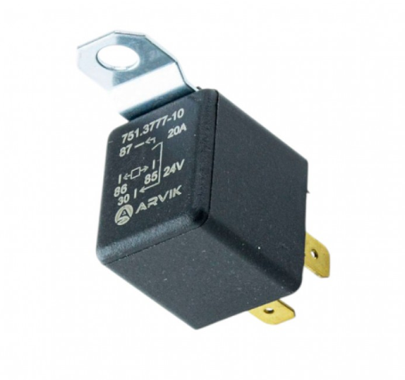 реле  стартера 24В  4-конт. 20А (ARVIK)