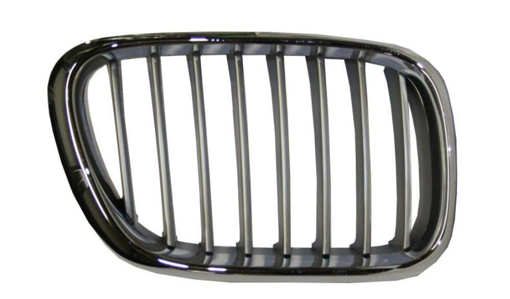 Решітка права титанова с хром. рамкой -11/03