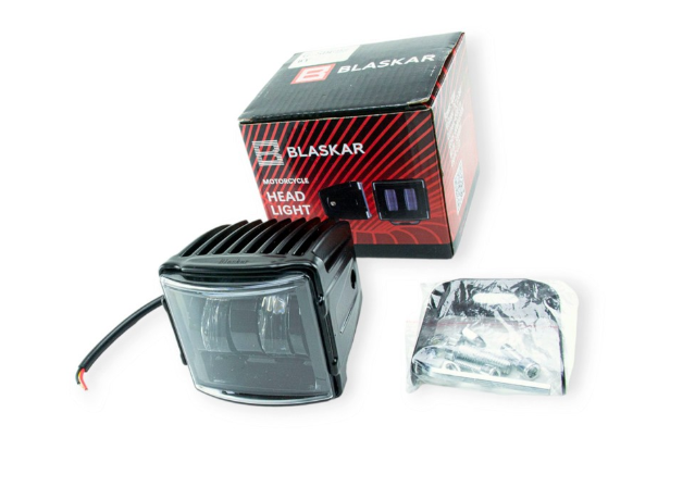 фара дополнительная LED  95х85х80 (Д/В/Ш) 40W ближний с линзой белый+желтый