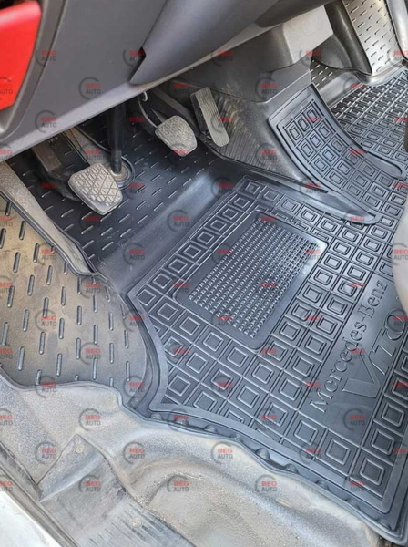 коврики салона Mercedes Vito I 96-03  борт 2,5см, с перемычкой