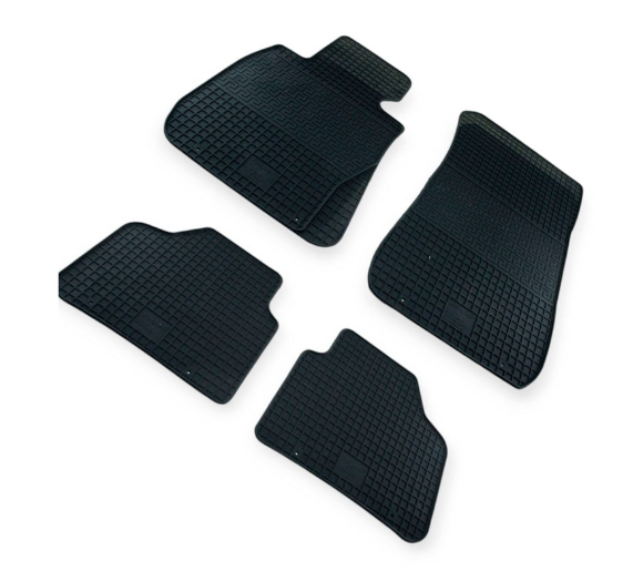 коврики салона BMW 1 E81, E82, E87, E88 2004-2011, BMW X1 E84 2009-2015 борт 1 см евроклетка Polytep