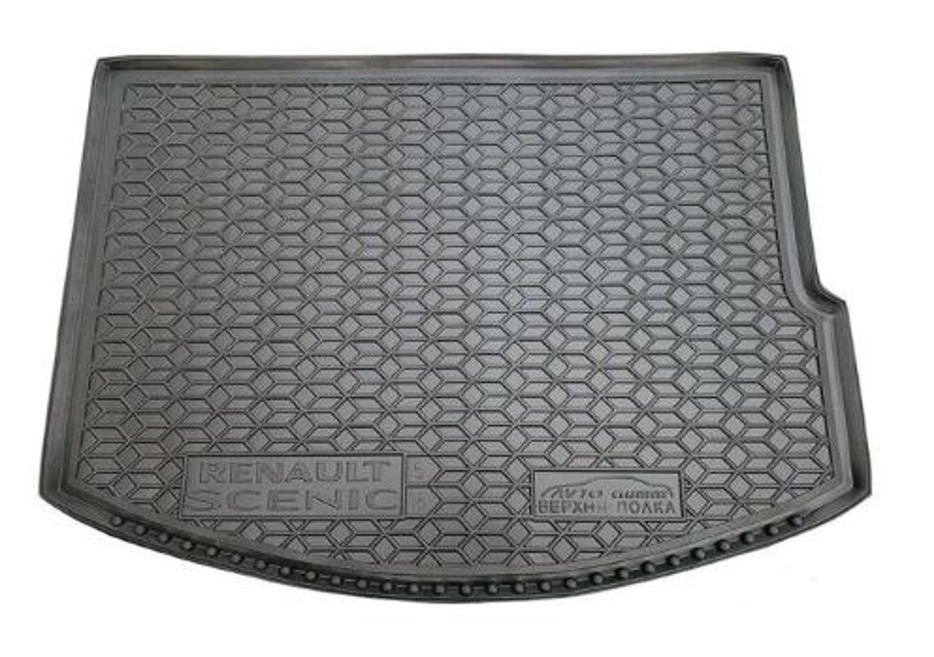коврик багажника Renault Scenic IV 2016-> верхняя полка (5мест)