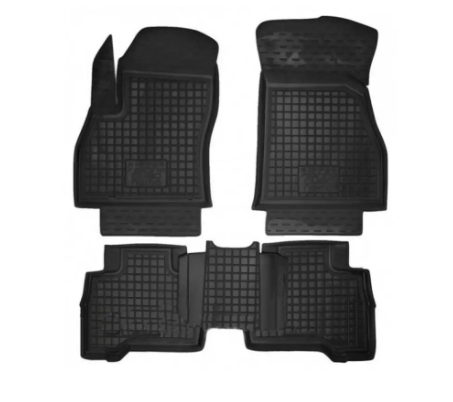 коврики салона Fiat Fiorino, Fiat Qubo, Peugeot Bipper, Citroen Nemo 08->  борт 2,5см, с перемычкой