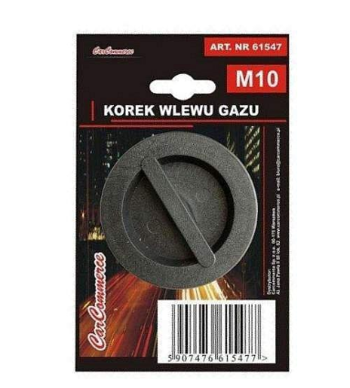 Кришка для бака ГБО, М10, пластикова чорна