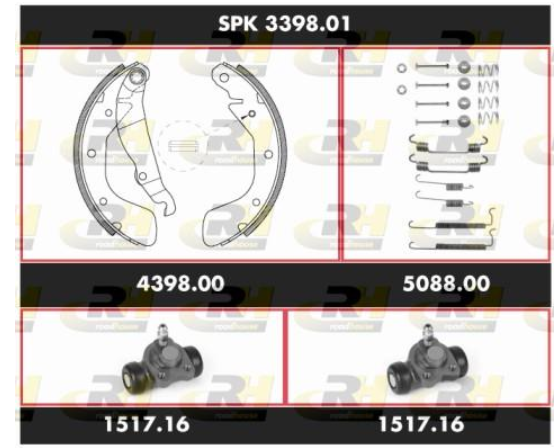 Гальмівний комплект (Барабанний гальмівний механізм)