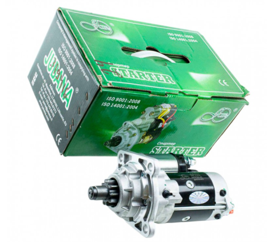 стартер КАМАЗ ЕВРО-2 z=10 редукт. 4,5кВт (двиг. Cummins EURO-2) (JUBANA)