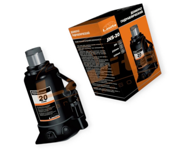 домкрат гидравл. 20Т 230-430мм  (коробка) Lavita