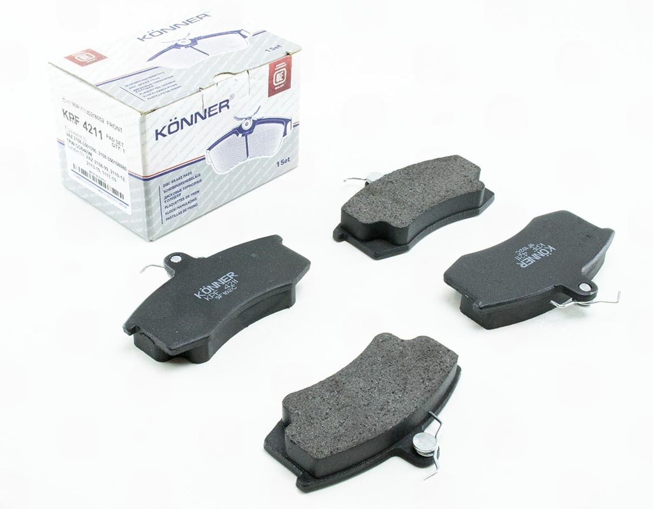 колодки торм.перед. 2108 (Könner)