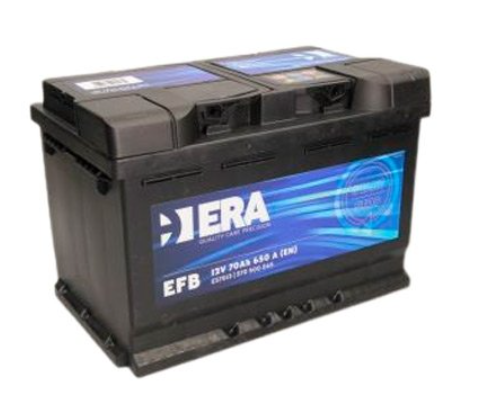 Аккумулятор - ERA EFB, 70Ah, EN 700, 278x175x190 (ДхШхВ), правый "+", 6СТ-70 АзЕ, START-STOP