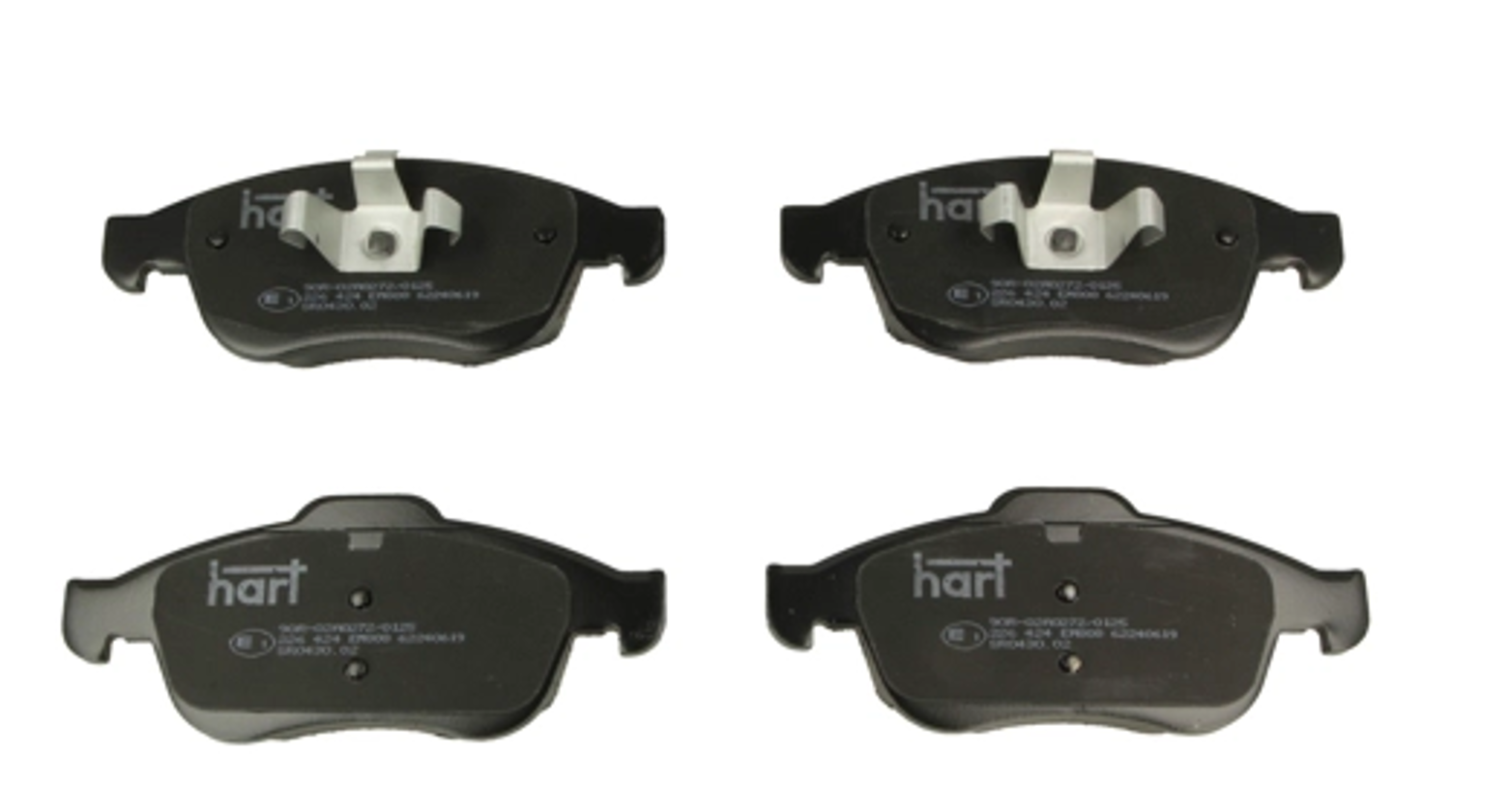 колод.торм. пер. Renault Megane III, Logan, Fluence, Dokker 08->  (HART)