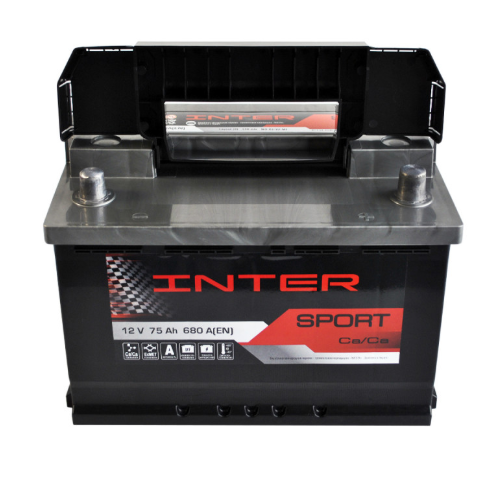 Аккумулятор  INTER  75Ач 680A Sport (L3) (0) Евро правый + 325437 - зображення 2