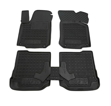коврики салона VW Golf 4 1997-2006 борт 2,5см, с перемычкой