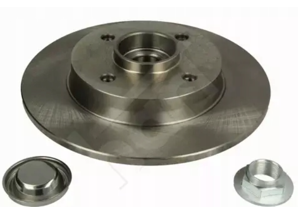 диск тормозной зад. Citroen C4, Peugeot 308 07-> (d249x9mm) с подш.  (HART)