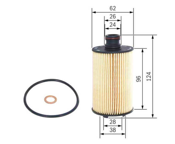 Масляний фільтр F 026 407 154 - зображення 2