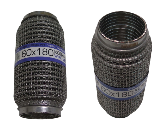 гофра 60х180  3-х слойная (EuroEx) интерлок, кольчуга