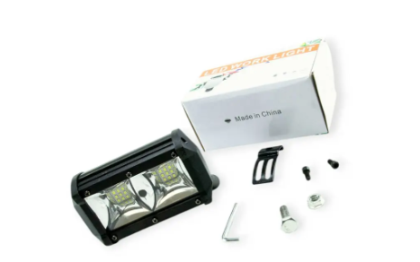 фара дополнительная LED  прямоуг. 130х75х60 (Д/В/Ш) 54W ближний 3030