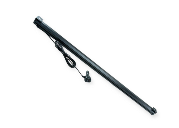 фара дополнительная LED  прямоуг.1030х40х45 (Д/В/Ш) 7 секции синий+ стробоскоп+штекер в прикури 01895 - зображення 2