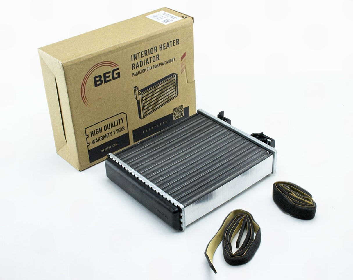 радиатор печки 2105 (алюмин) BEG-LINE